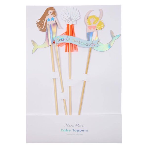 Cake Topper Let's be Mermaids