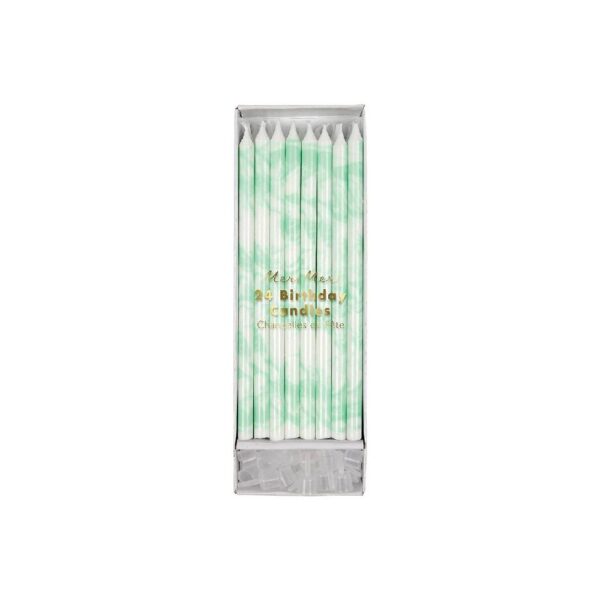 Velas Marmoleadas Menta