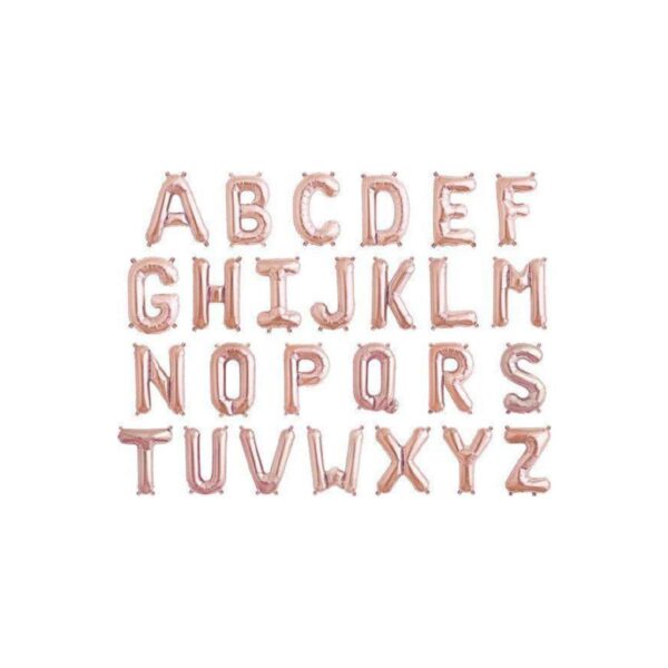Globo Letra MINI Oro Rosa
