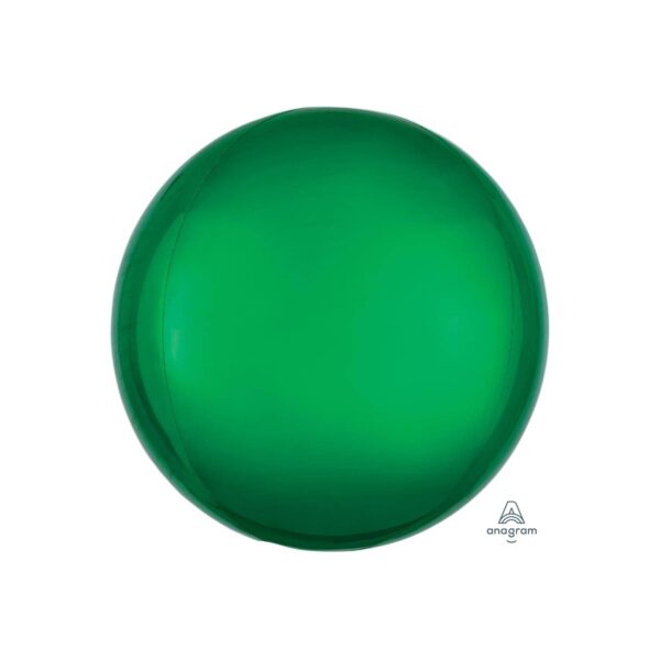 Globo Metálico Esfera Verde 17"