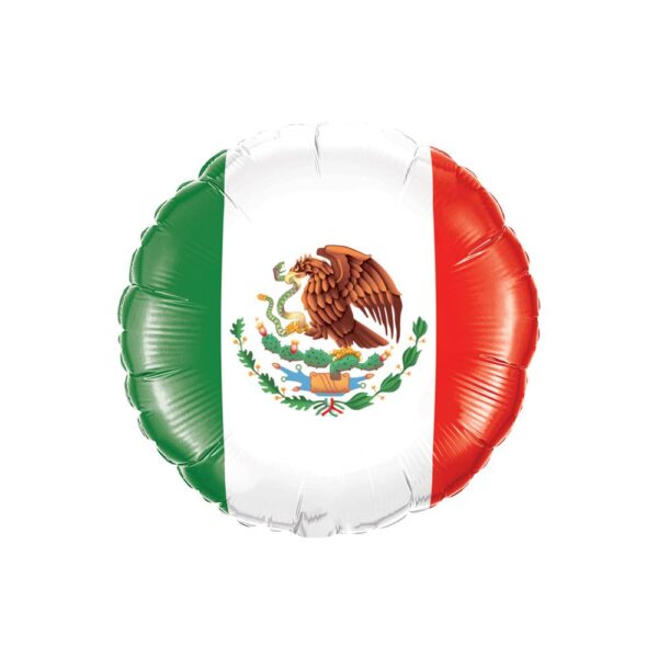 Globo Bandera de México Redonda