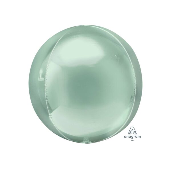 Globo Metálico Esfera Verde Pastel 17"