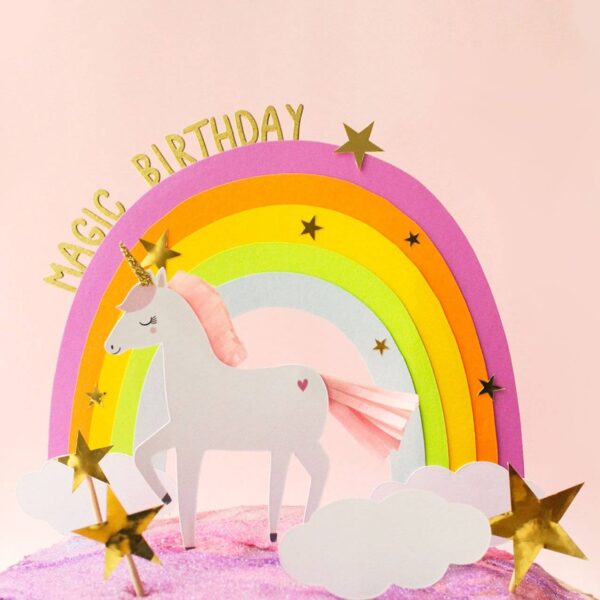 Cake Topper Magic Birthday - Imagen 2