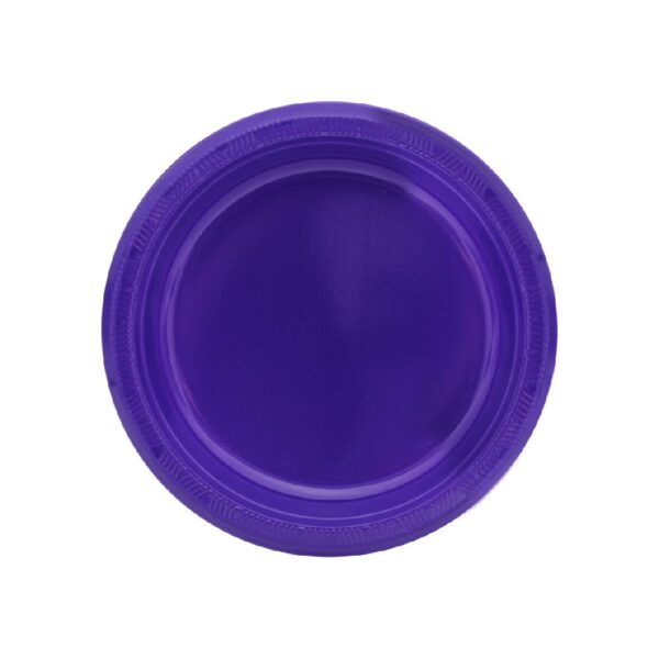 Plato Plástico Grande Morado