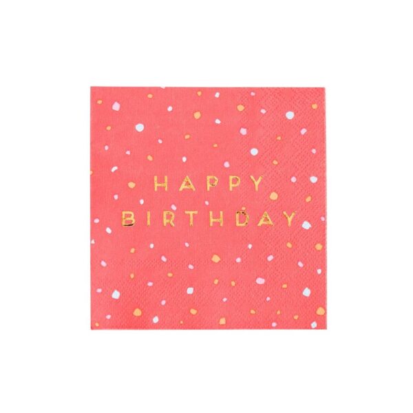 Servilletas Happy Birthday