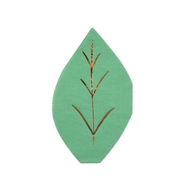 Servilletas en Forma de Hoja Verde