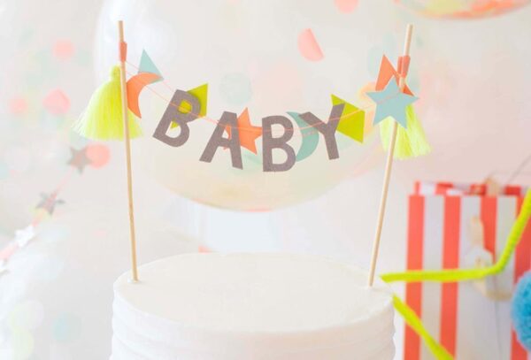 Cake Topper Baby Banderines - Imagen 2