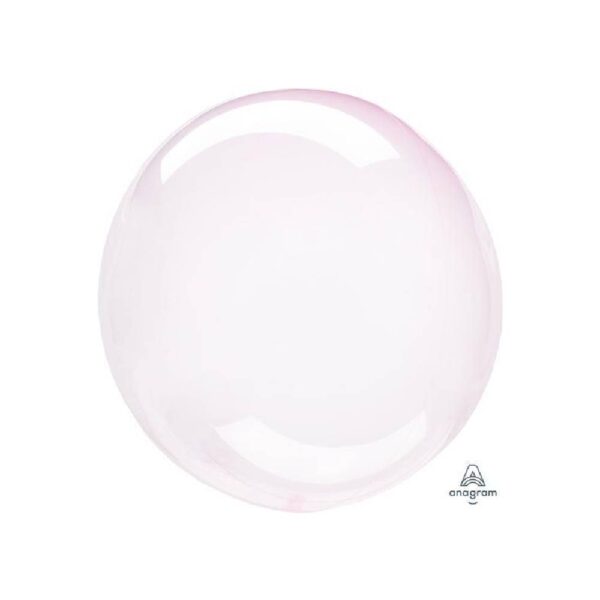 Globo Crystal Clearz Rosa Claro