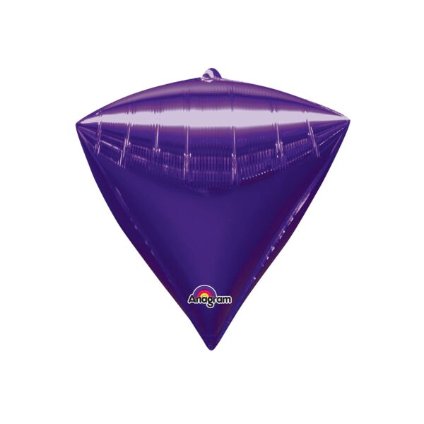 Globo Metálico Diamante Morado