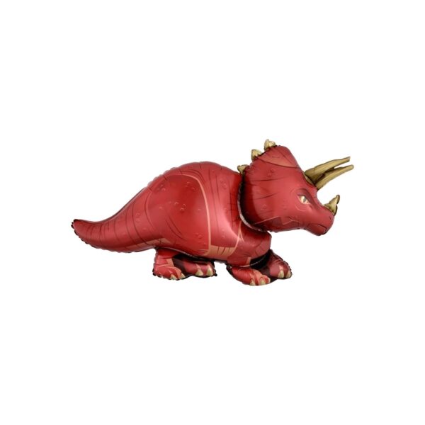Globo de Dinosaurio Brontosaurio Rojo