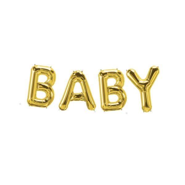 Globo BABY Dorado 14"