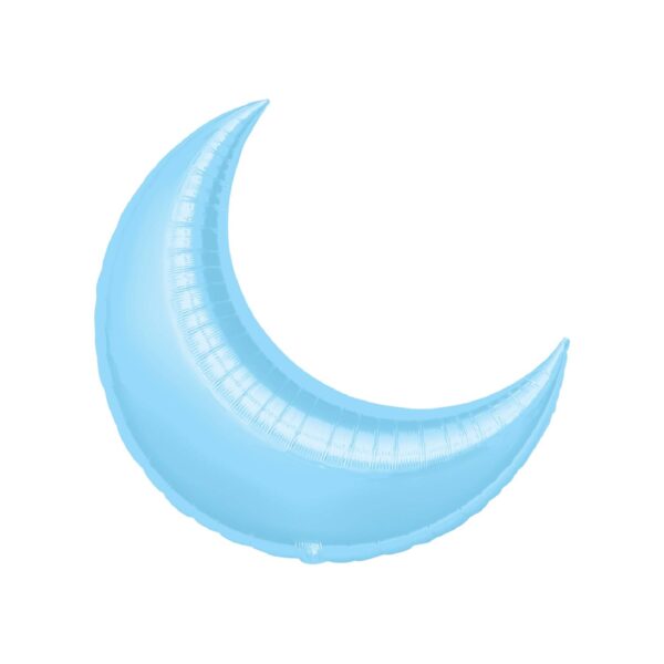 Globo Luna Azul Pastel 26"