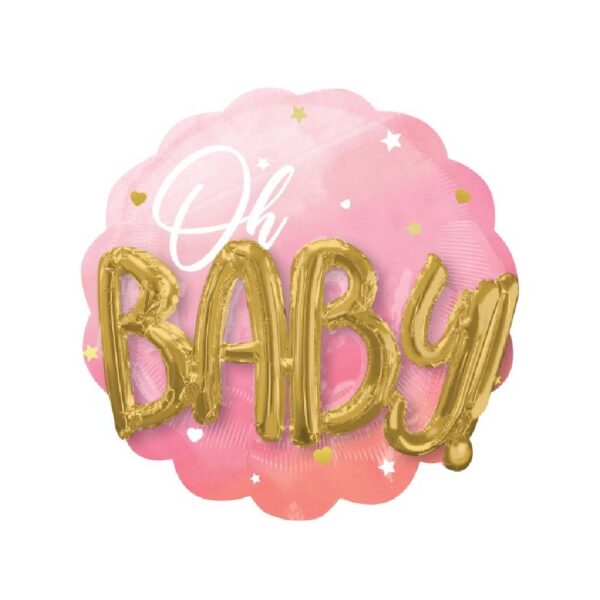 Globo OH Baby Rosa