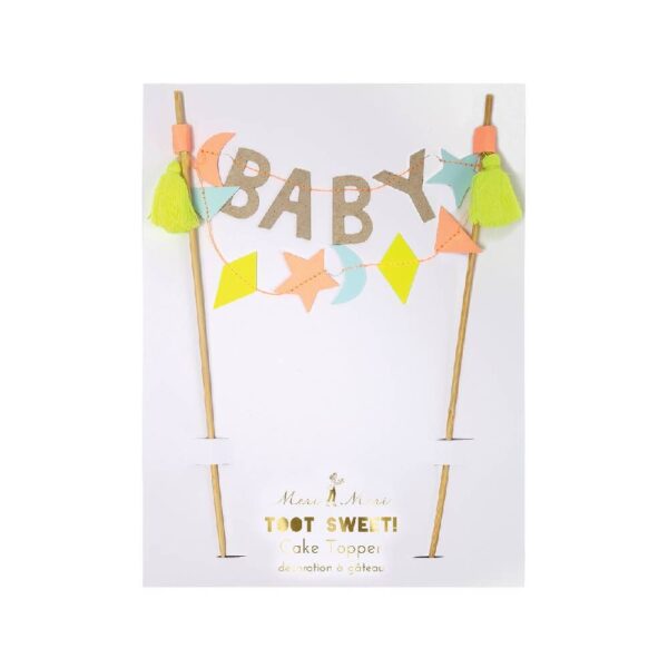 Cake Topper Baby Banderines
